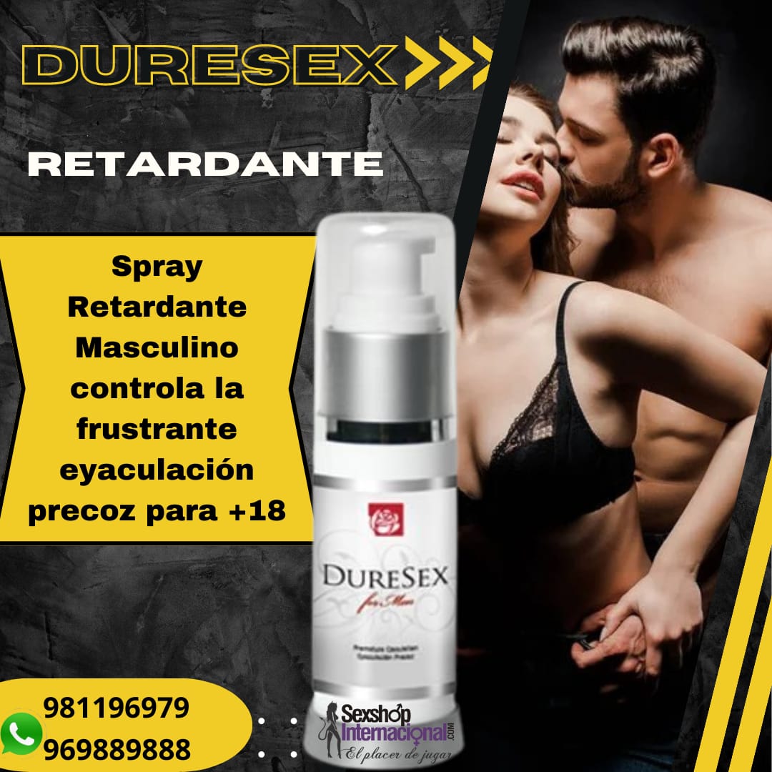 RETARDANTE DURESEX-PROLONGA LA EYACULACION-SPRAY-SEXSHOP MIRAFLORES 